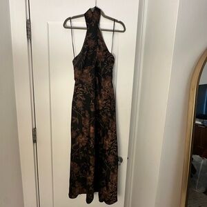 Park and Fifth Cooper Dress - Black and Brown Halter Dress (Size M)